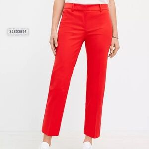 Loft Riviera Slim Curvy Red Size 6